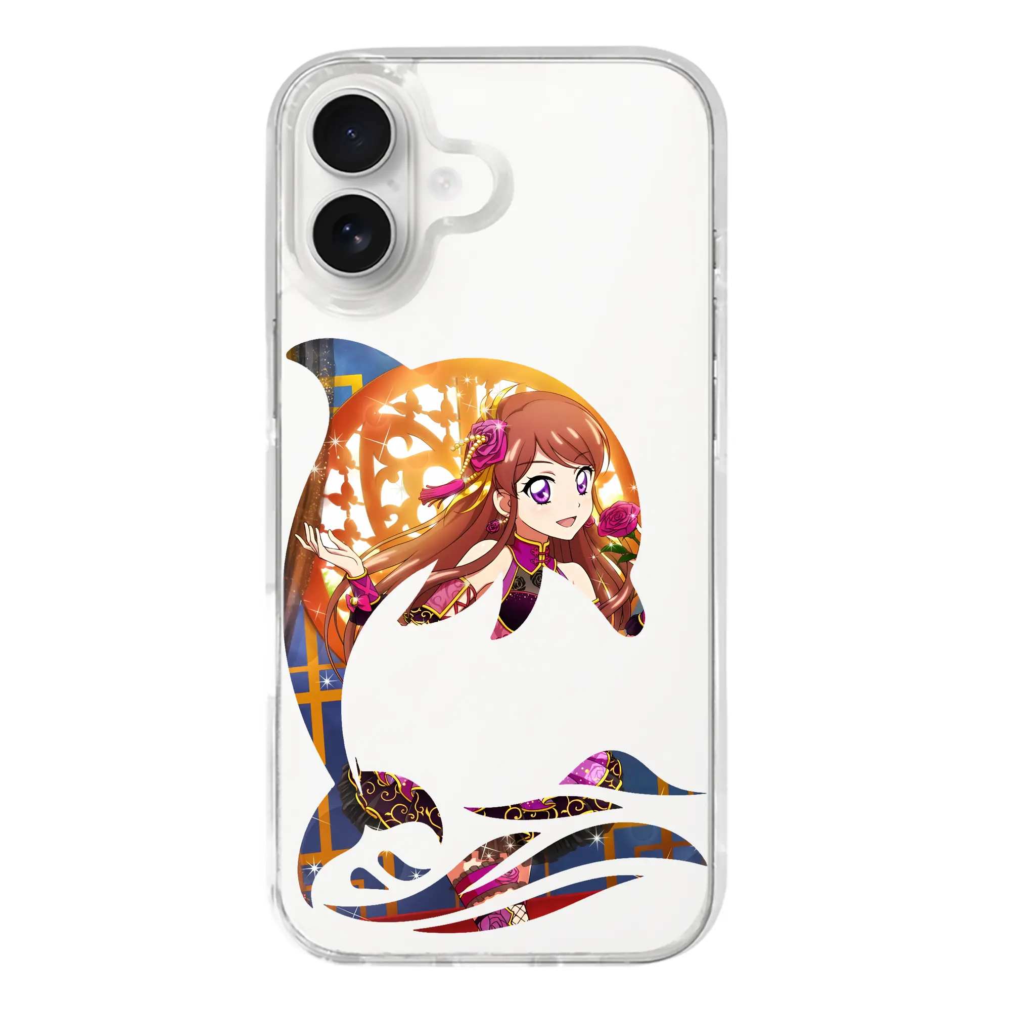 アイカツ グッズ 紫吹 蘭 - iPhone 17シリーズ 透明スマホケース – 薄型・耐衝撃・精密フィット保護カバー